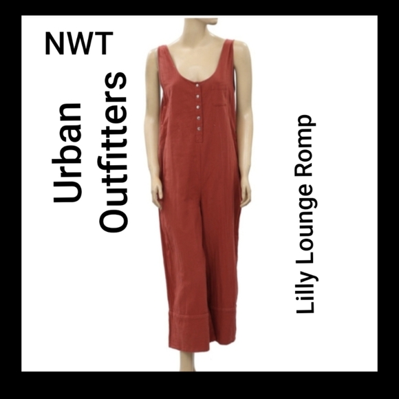 Urban Outfitters Pants - NWT Urban Outfitters Out From Under Lily Lounge Rome JUMPSUIT Sleeveless Small…